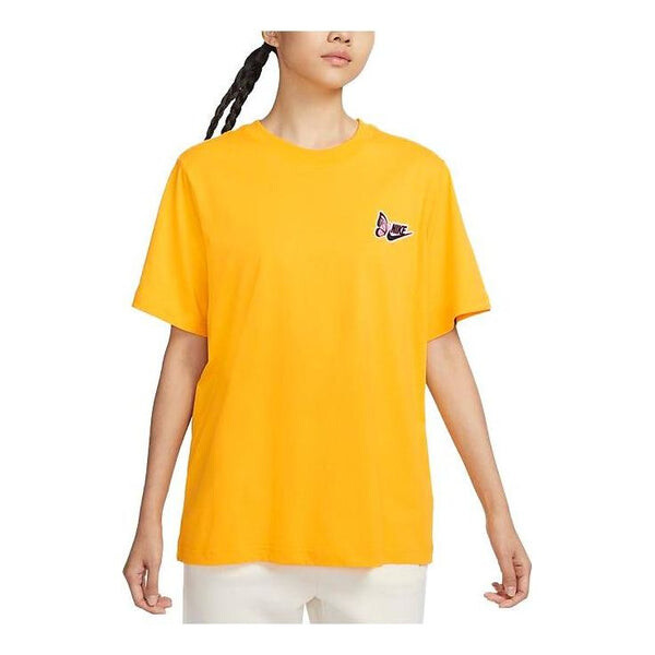 

Футболка (WMNS) Nike Butterfly T-Shirt 'Yellow', желтый