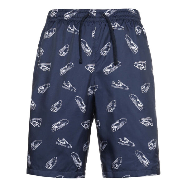 

Шорты as sportswear short flow knee snek dark blue Nike, синий