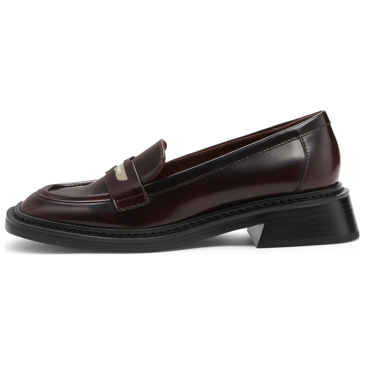 Лоферы женские Charles&Keith, цвет Wine Red — фото 4
