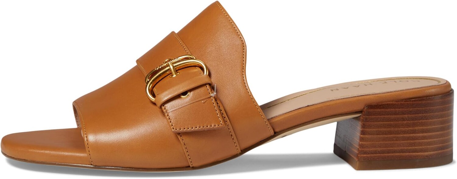 Сандалии Cole Haan Crosby Slide Sandal, цвет Pecan Leather/Stack — фото 4