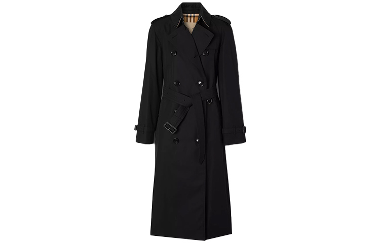 

Waterloo Heritage Двубортное Тренч Burberry, Черный