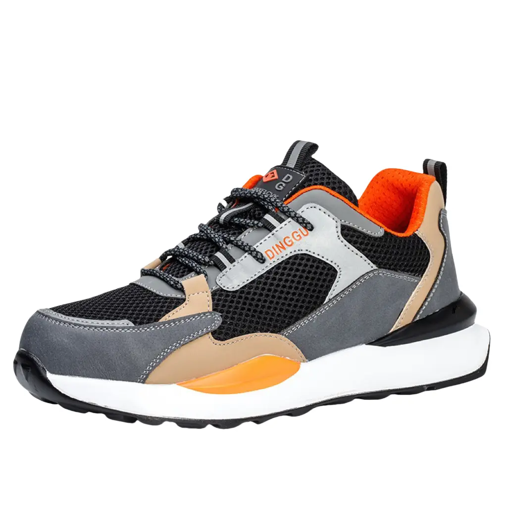 

Нескользящие, износостойкие, дышащие низкие повседневные туфли для мужчин DINGGU, Dark Gray