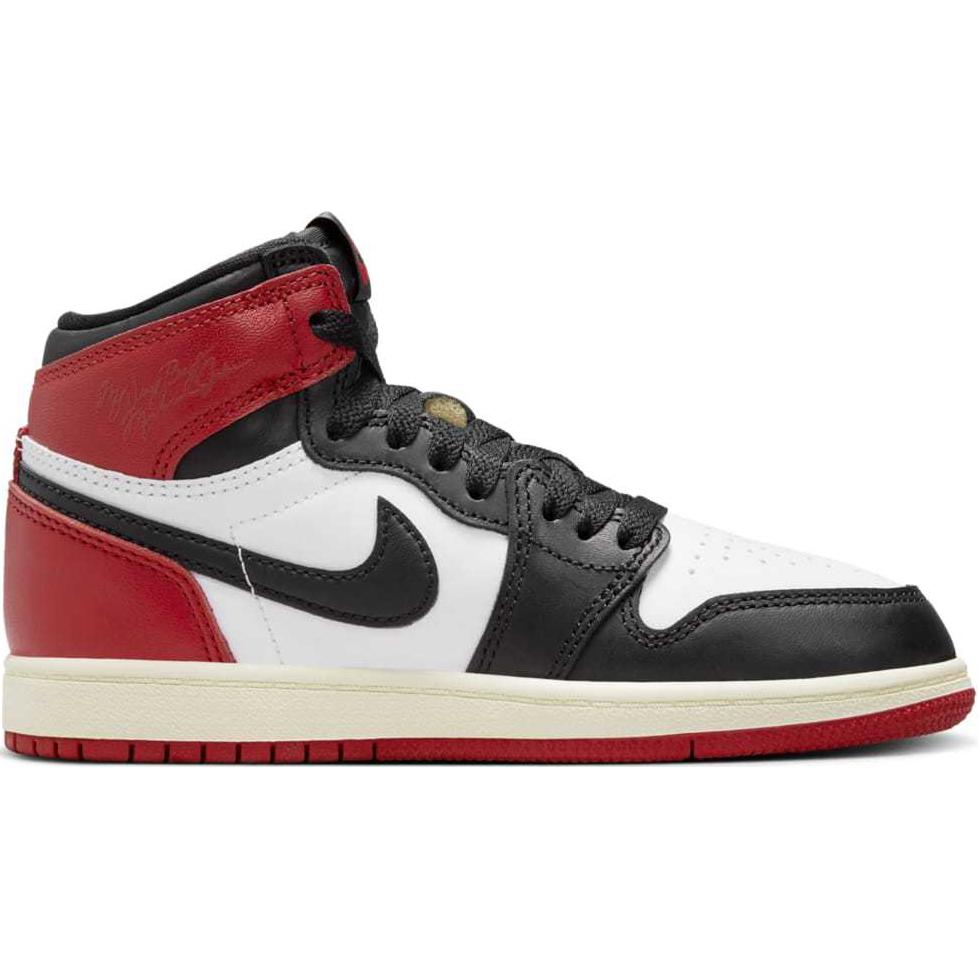 Jordan Износостойкие баскетбольные кроссовки High Top Black/White/Red Kids' — фото 3