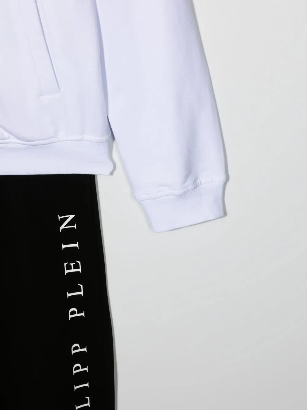 Спортивный костюм с логотипом Philipp Plein Junior, черный — фото 3