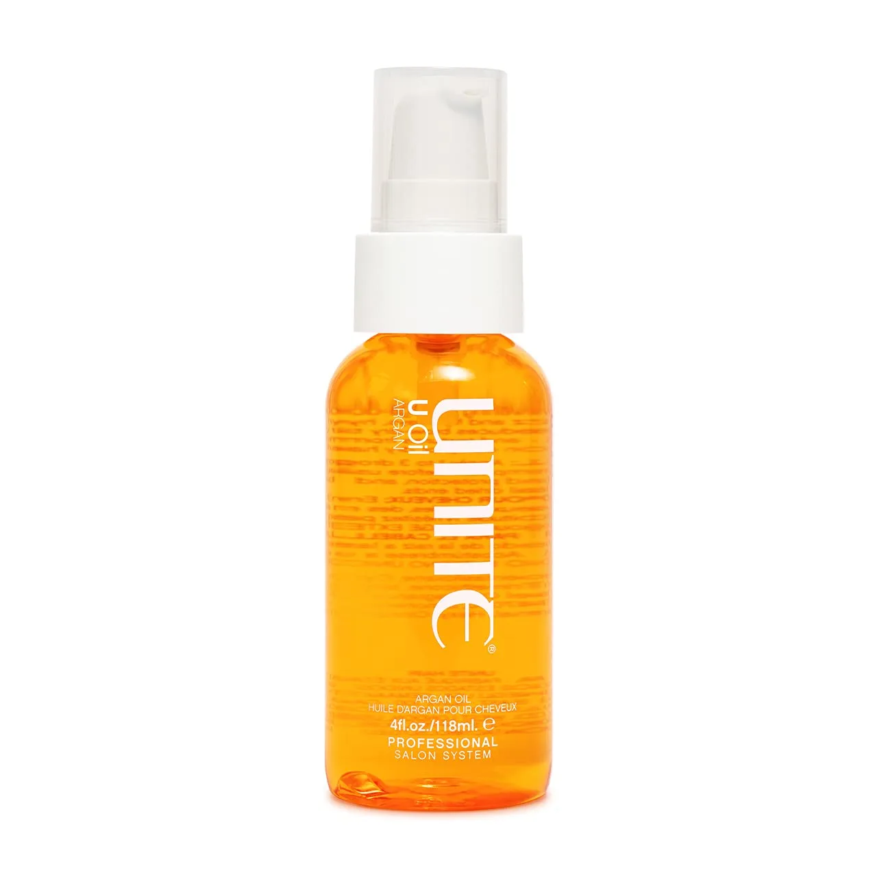 UNITE Hair - U Oil - масло для волос с аргановым маслом для увлажнения, блеска и контроля пушистости - разглаживает, смягчает и защищает, не утяжеляя волосы - подходит для всех типов и текстур волос, 118 мл
