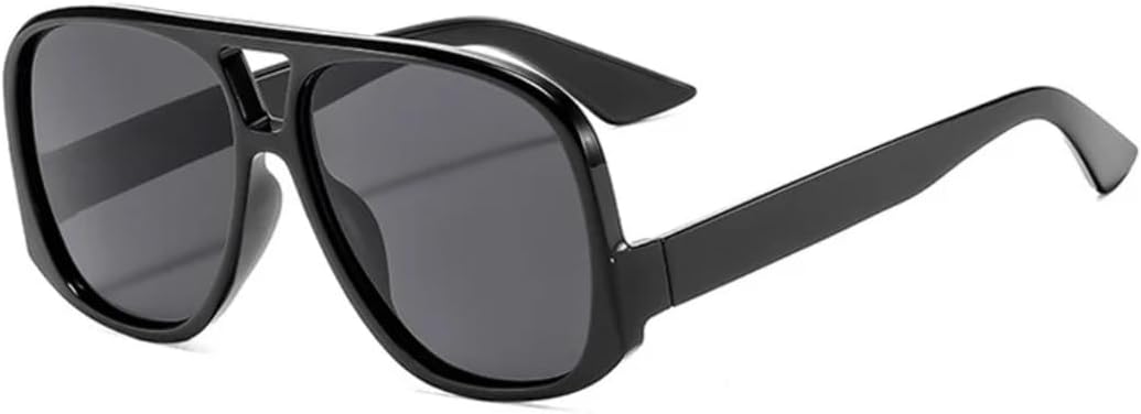 

Солнцезащитные очки с защитой от УФ-излучения UV400 | Увеличенная двойная перемычка | Сине-желтые | Для женщин и мужчин | Для занятий спортом на открытом воздухе и вождения DSVIGF, Black-black