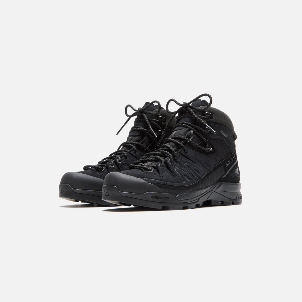 Ботинки Salomon X-ALP MID LTR GTX, цвет Black/Black/Asphalt — фото 2