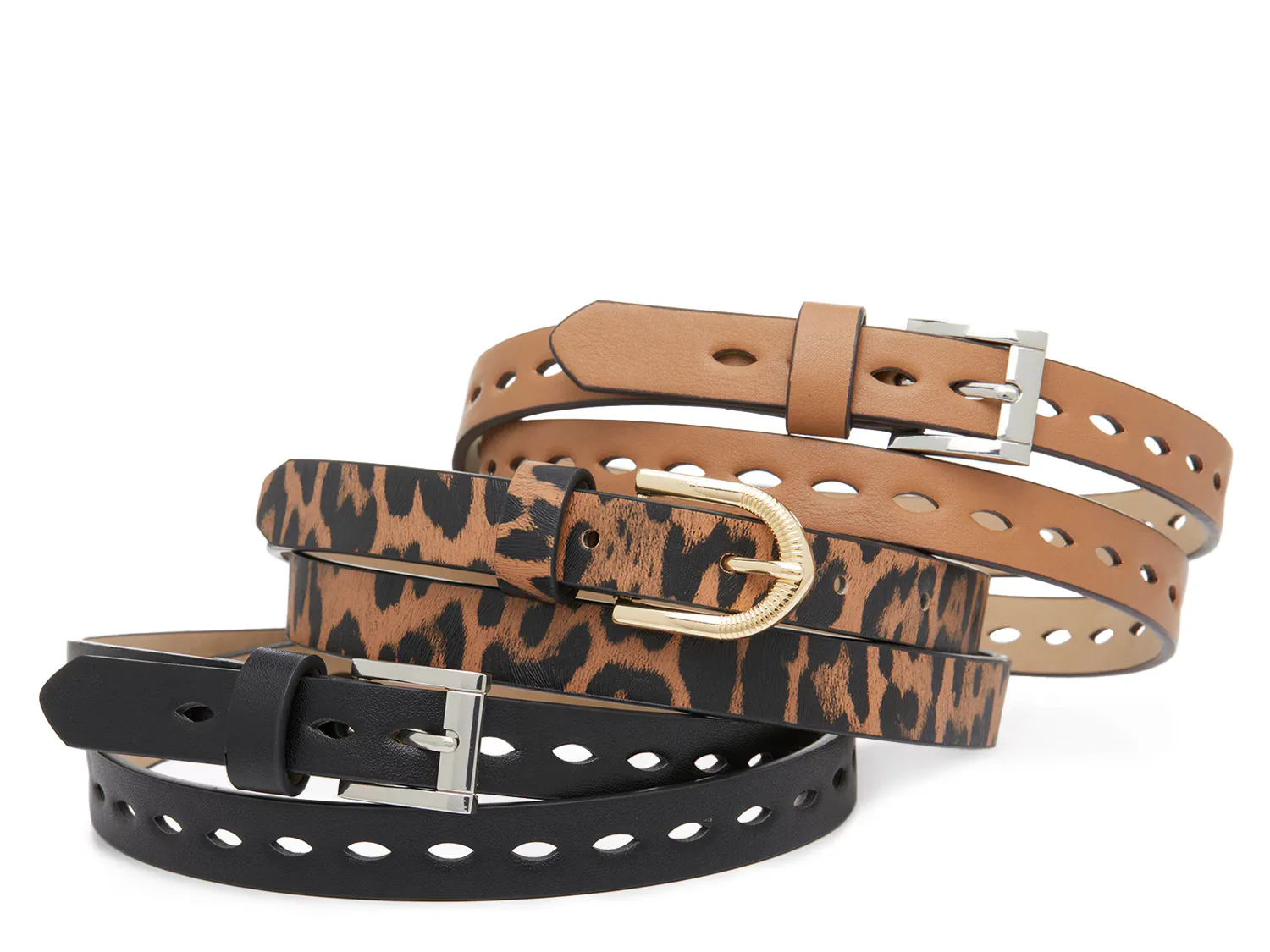 

Ремень 3 For 1 Women's Belt Set - 3 Pack Crown Vintage, цвет multicolor