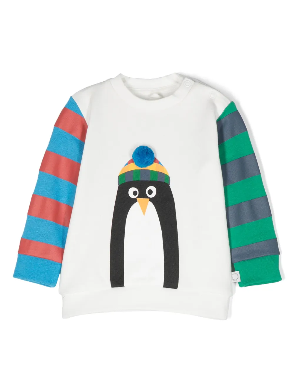 

Толстовка с принтом Penguin Stella McCartney Kids, белый