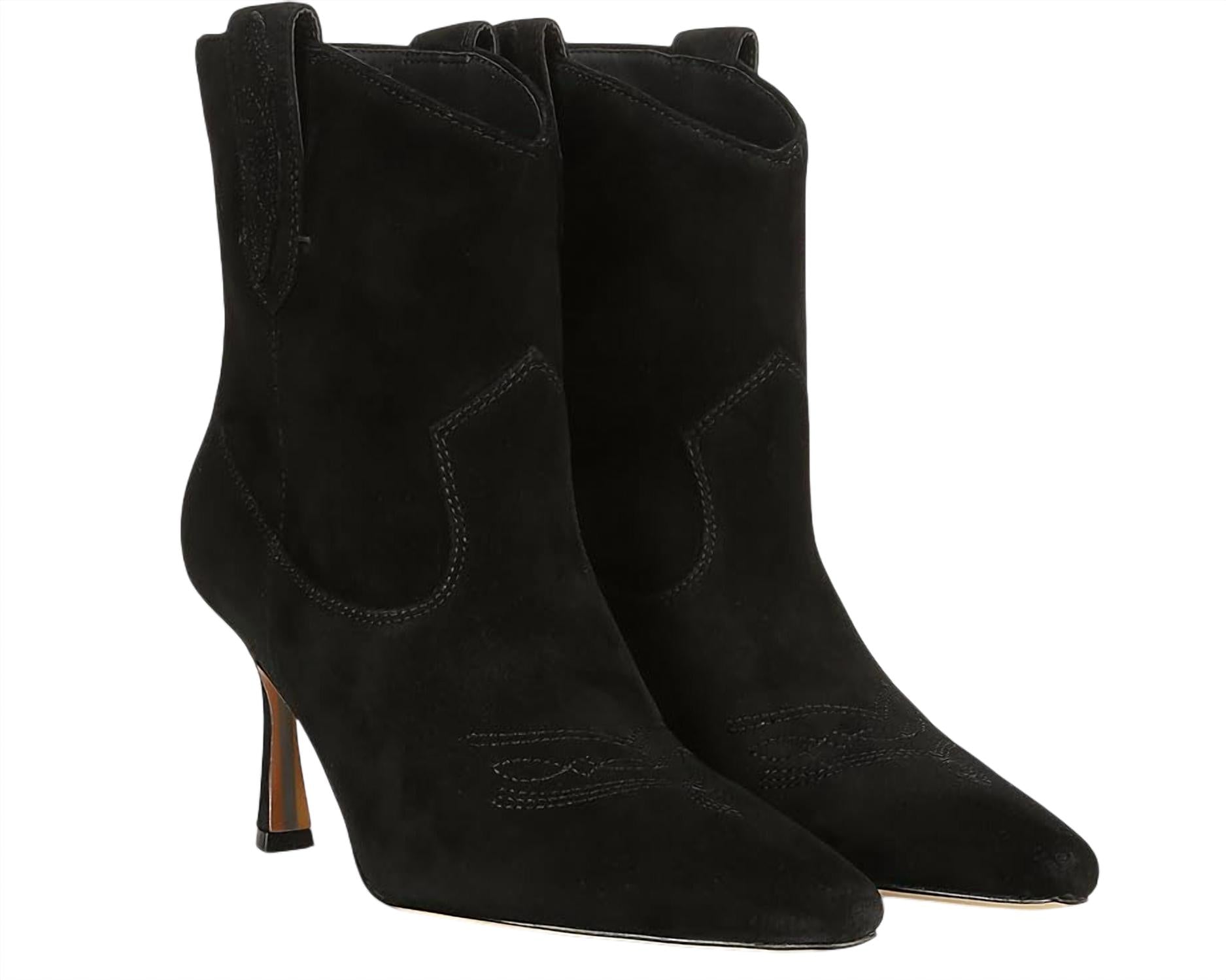 Женские ботинки Moe на шпильке в черном цвете Sam Edelman