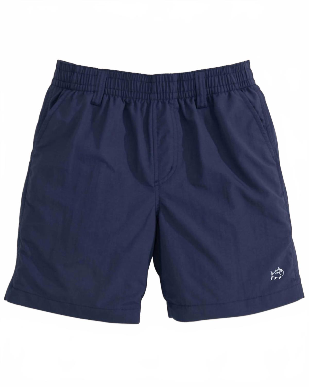 

Короткие шорты Shoreline Active для мальчиков в цвете True Navy Southern Tide, True Navy