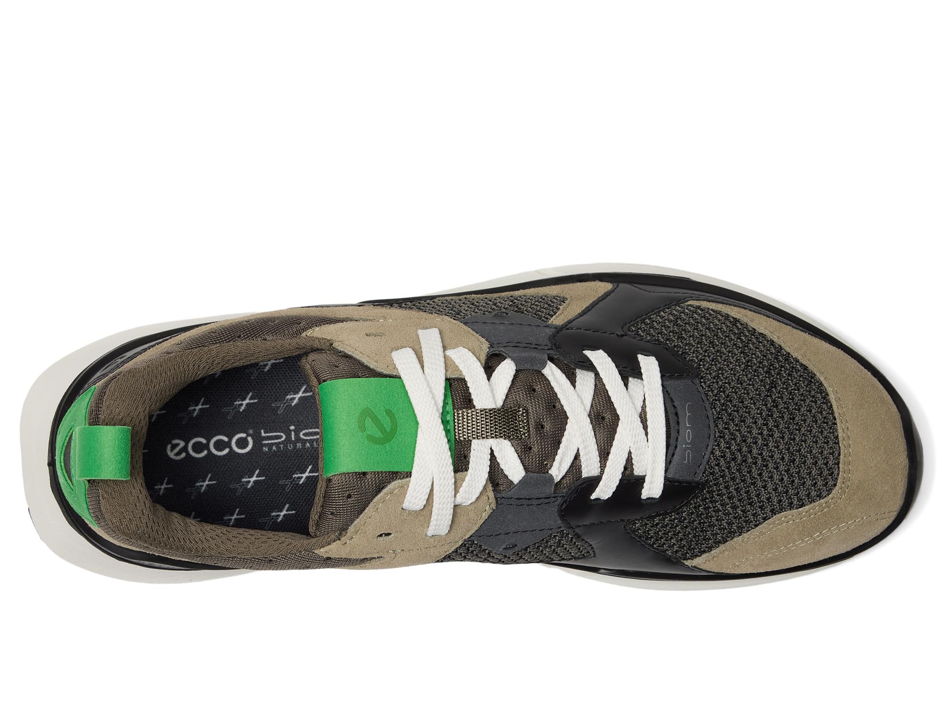 Кроссовки ECCO Sport Biom 2.2 Sport Cross Trainer, цвет Sage Suede/Black Tarmac — фото 2