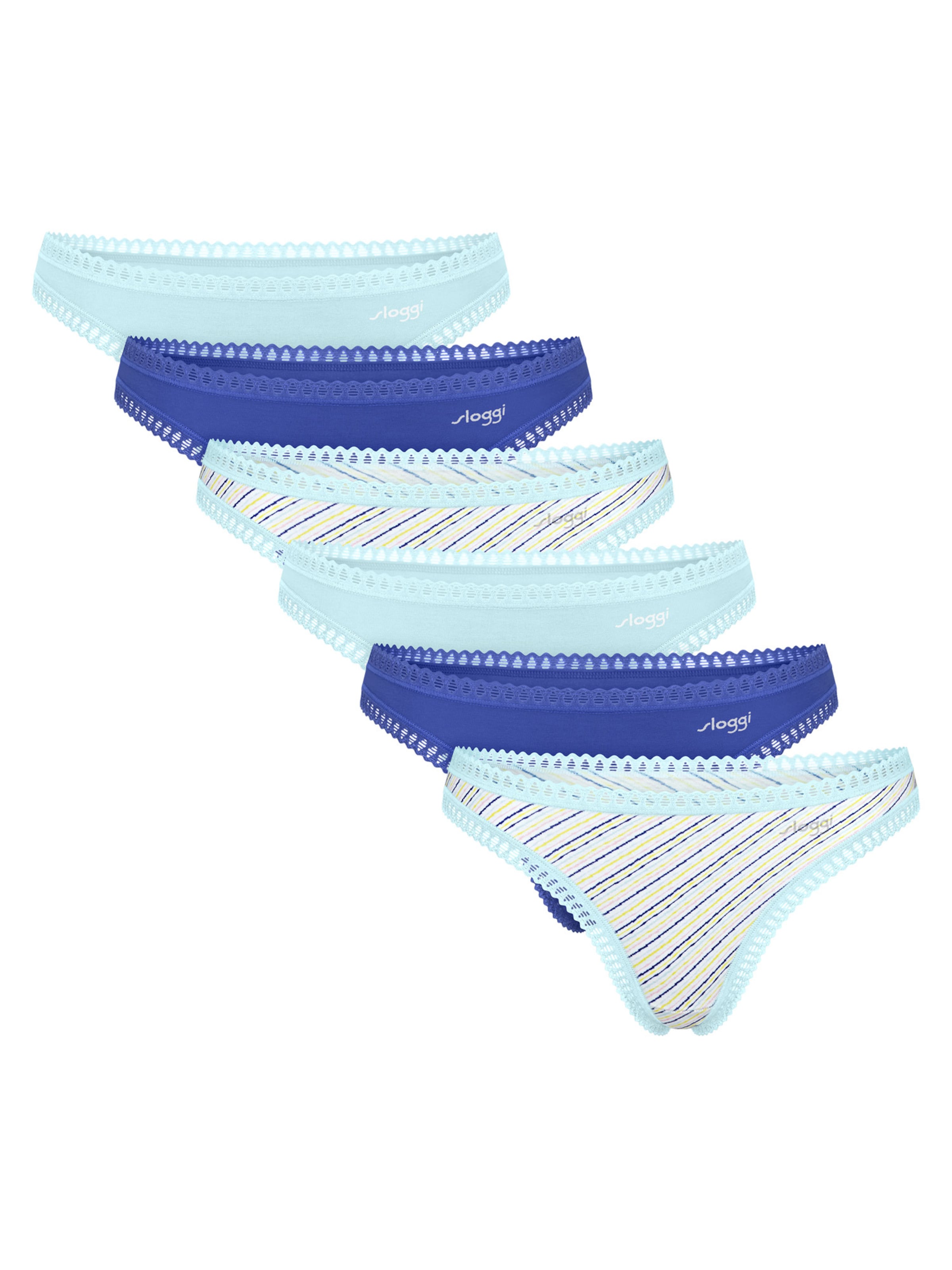 

SLOGGI Трусики-стринги 'GO Crush' в синем цвете