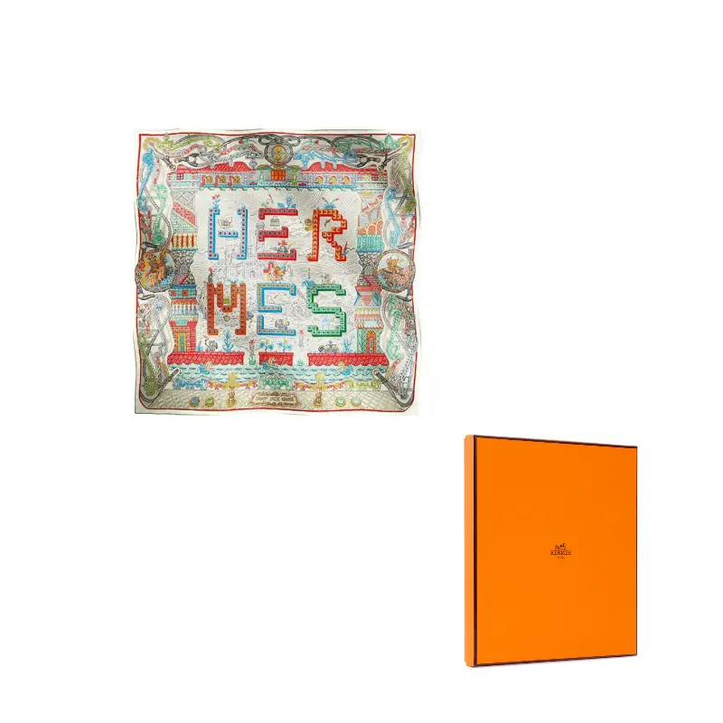 

HERMES Шёлковый шарф Multicolor, Multicolor