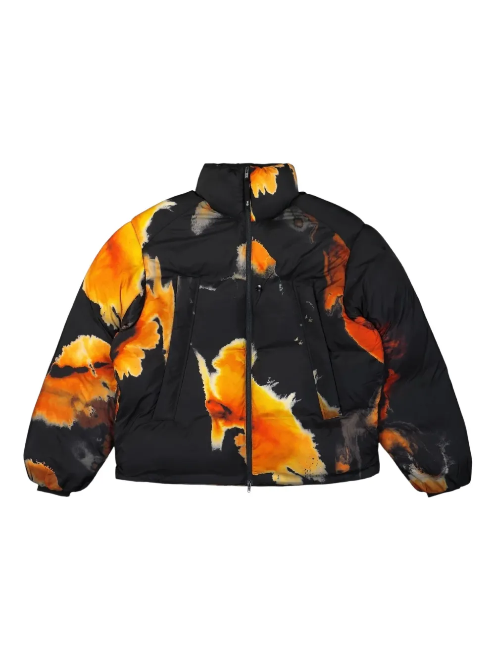 

Стеганая куртка с молнией и принтом Y-3 Adidas, черный