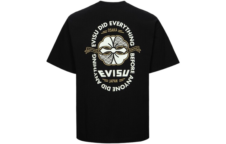 

Футболка мужская черная Evisu, черный