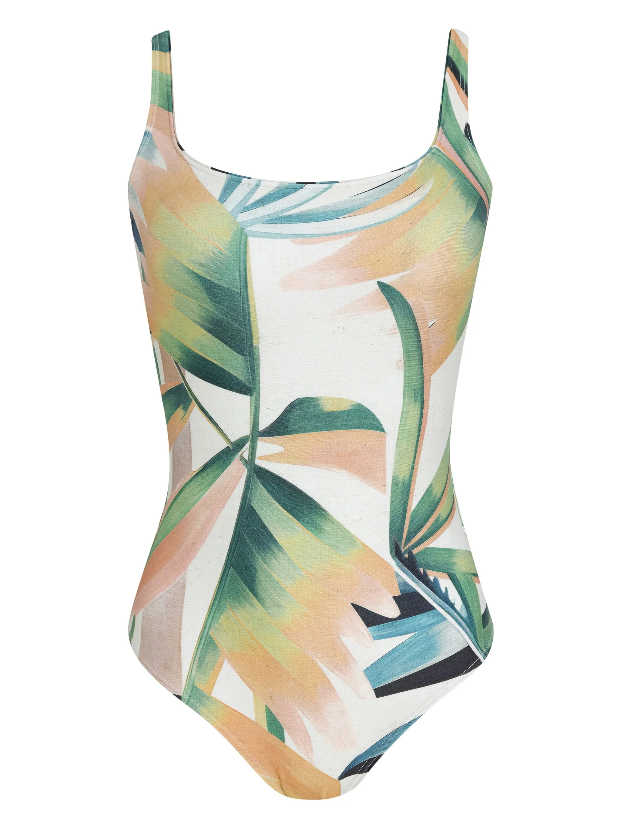 

Купальник с цветочным принтом Lygia & Nanny, белый