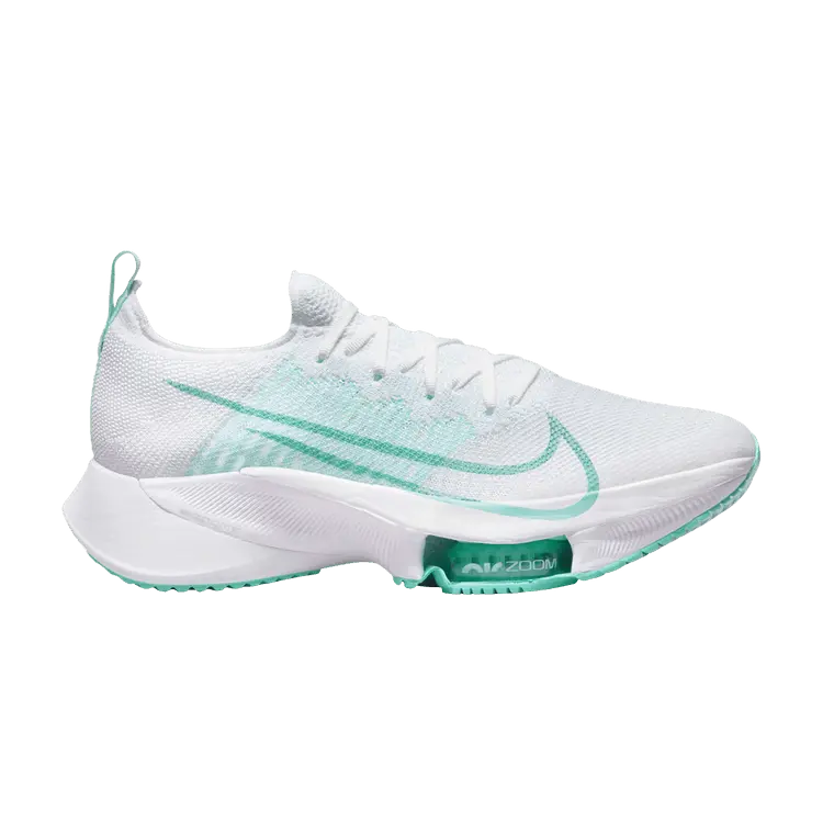 Кроссовки Wmns Air Zoom Tempo NEXT% Flyknit 'White Hyper Turquoise', белый