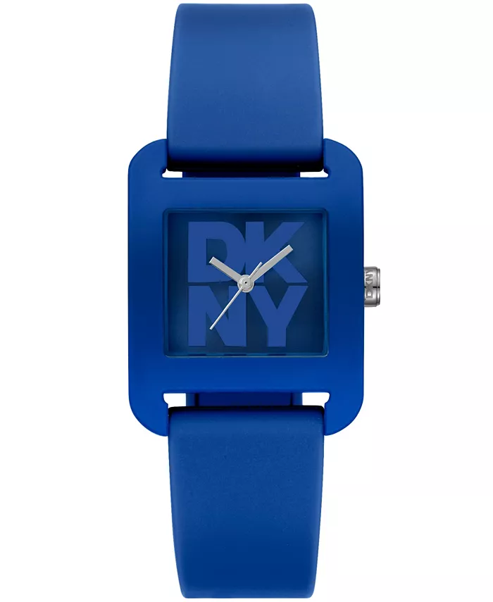 

Женские городские спортивные часы с темно-синим силиконовым ремешком, 37 мм DKNY