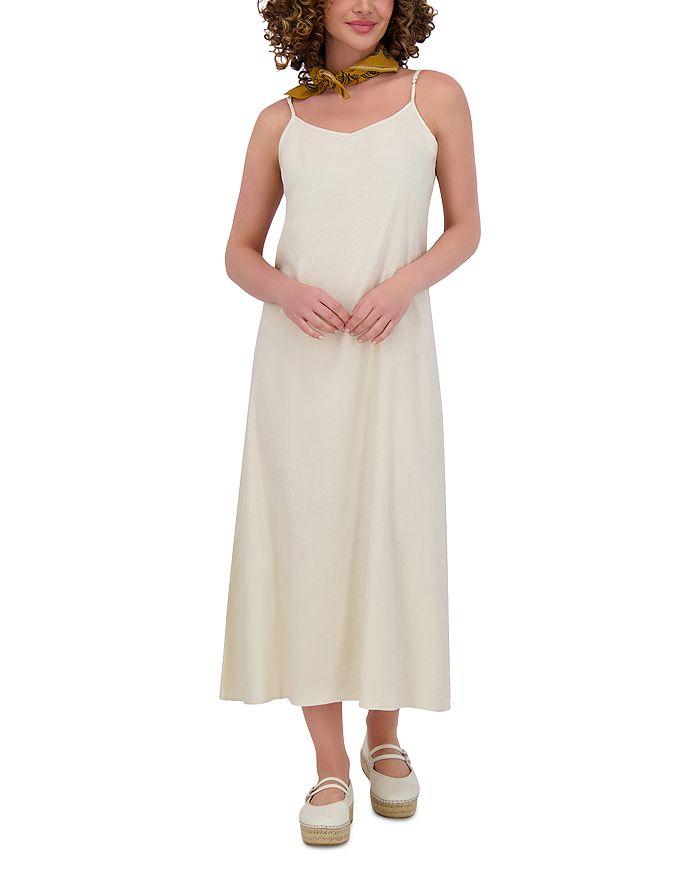 

Льняное платье-футляр A Line Slip Dress Point, слоновая кость/кремовый