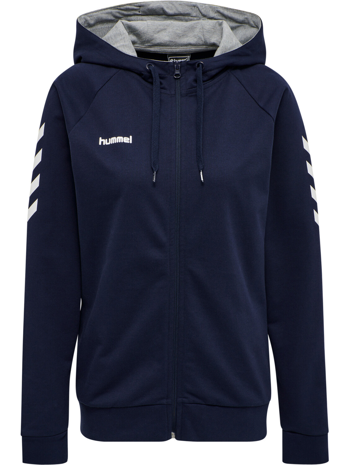 

Толстовка Hummel Baumwoll Hoodie Hmlgo Cotton Zip Hoodie Woman, морской