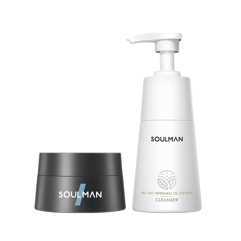 

Мужской увлажняющий крем для лица High Hydration SOUL MAN, hydrating cream 50g+sea salt cleansing 200g