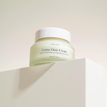 Крем для лица Urang — Cactus Oasis Organic Сертифицированный веганский натуральный защитный барьер для кожи — фото 3