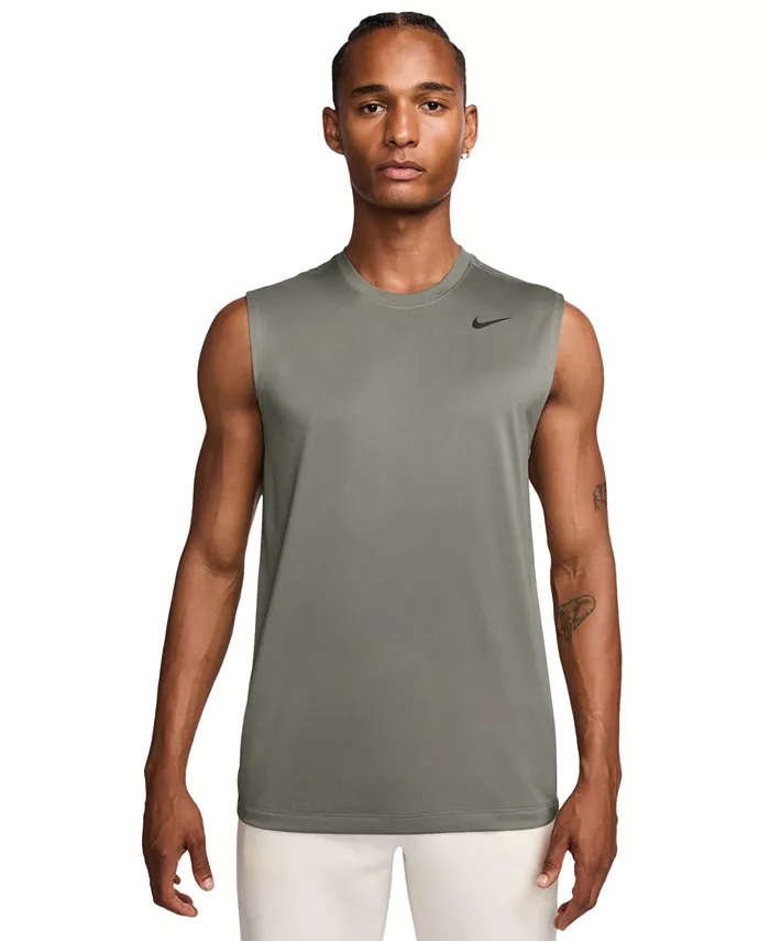 

Мужская майка для фитнеса Legend Dri-FIT без рукавов Nike, зеленый