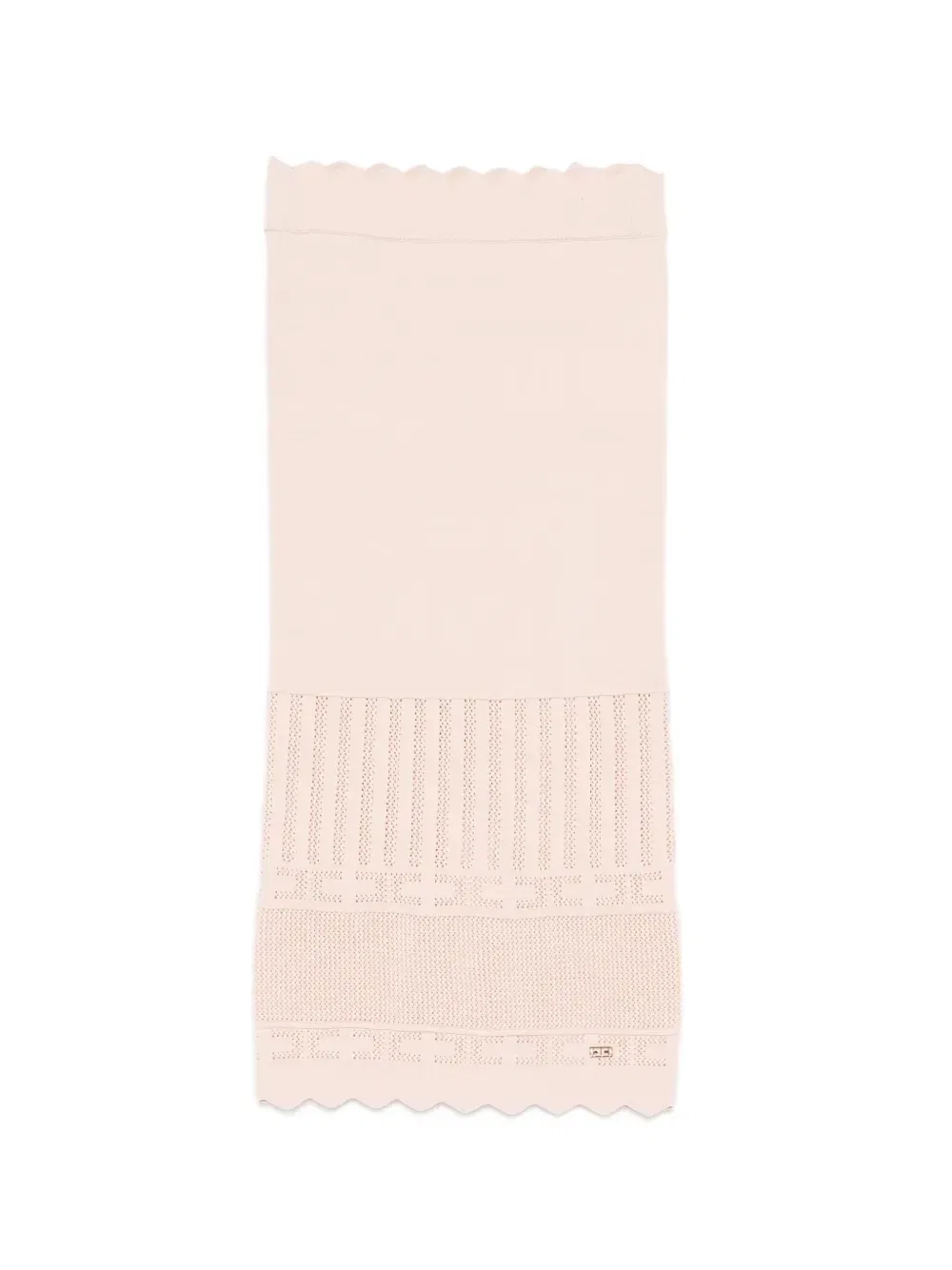 Юбка с фестонами Elisabetta Franchi Kids, розовый