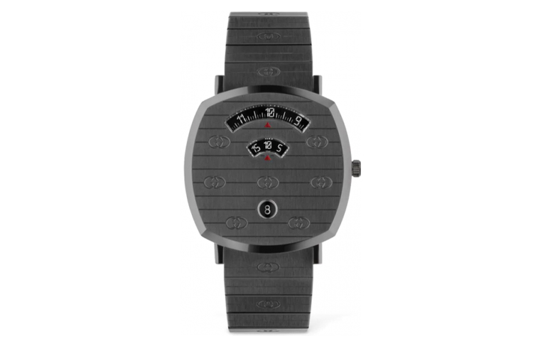 

GUCCI Часы Grip Collection Wrist Watch Quartz Movement Stainless Steel Strap Black Dial Unisex