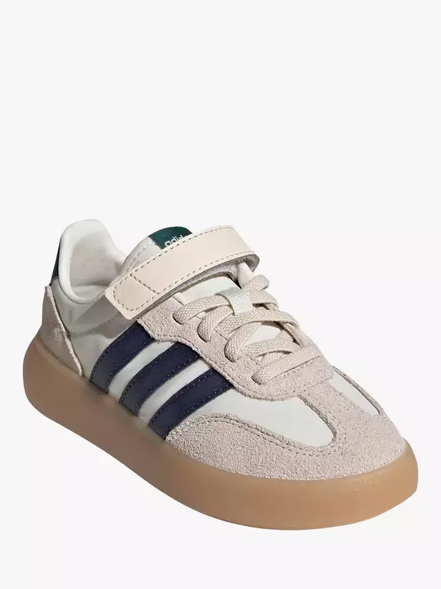 Детские кроссовки Barreda Decode из смешанной кожи, цвет: белый/разноцветный adidas — фото 2
