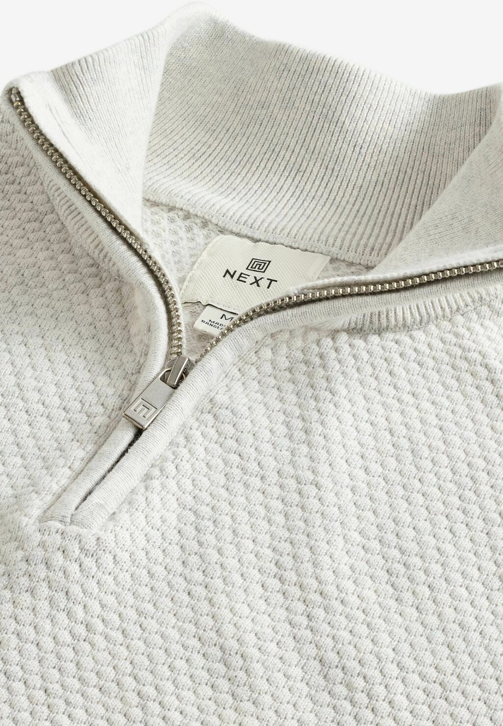 

Джемпер PREMIUM ZIP NECK Next, бежевый