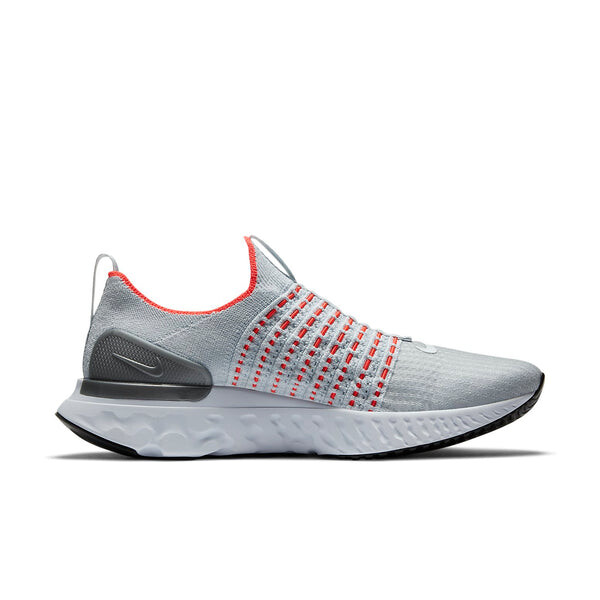 Кроссовки react phantom run flyknit 2 Nike, серый — фото 2