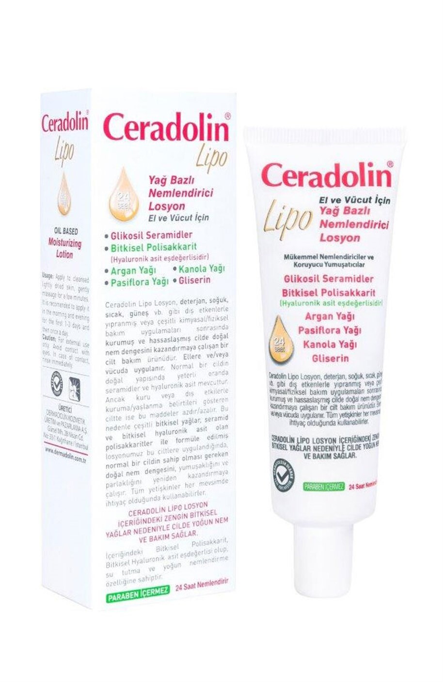 

Ceradolin Lipo Oil Based 50 мл Увлажняющий лосьон DERMADOLİN