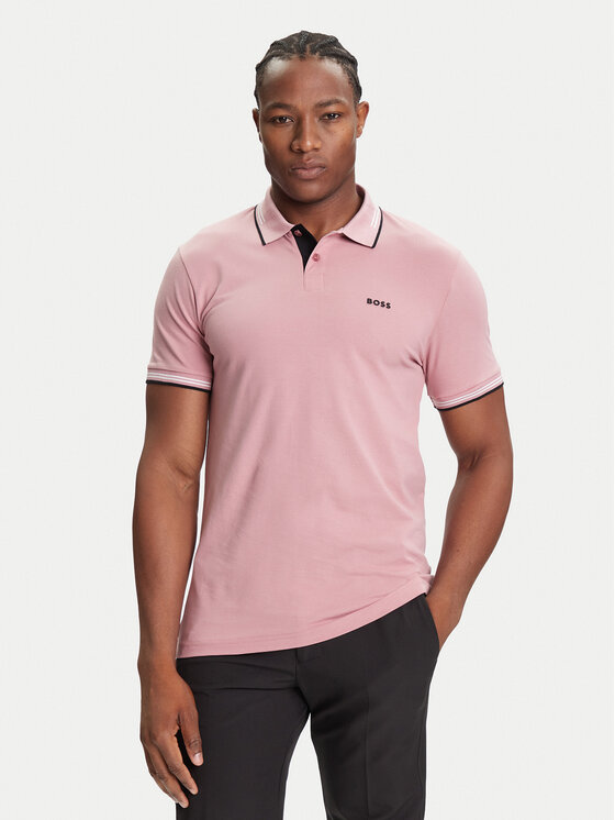 

Поло slim fit Paul 50506193 Boss, розовый
