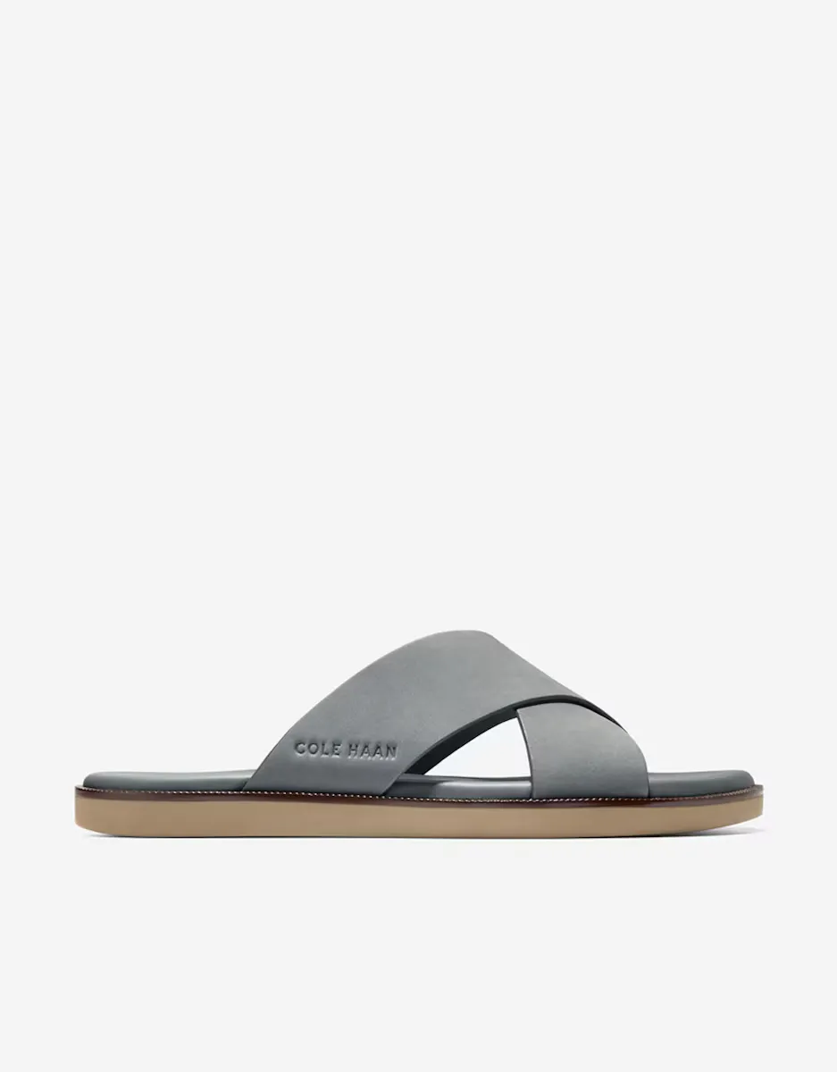 

Мужские двубортные сандалии из кожи Cole Haan, серый
