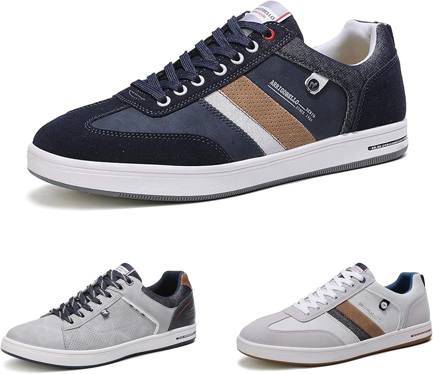 

Мужские повседневные кроссовки AX BOXING, модные кроссовки, дышащие и удобные для ходьбы, темно-синий