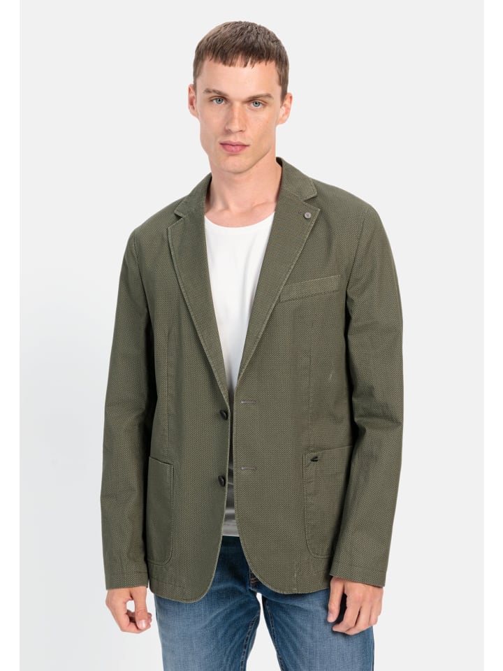 

Camel Active Повседневный хлопковый блейзер цвета хаки