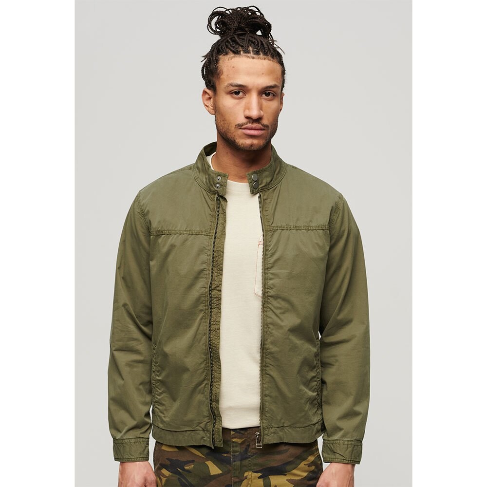 

Куртка Superdry Classic Harrington Lightweight, зеленый