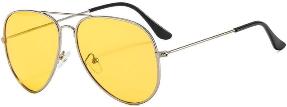 

Солнцезащитные очки с двойной перемычкой 2027 года, женские и мужские, с алюминиевой оправой и линзами с градиентом цвета «океан», женские и мужские MTZJH, Silver Yellow