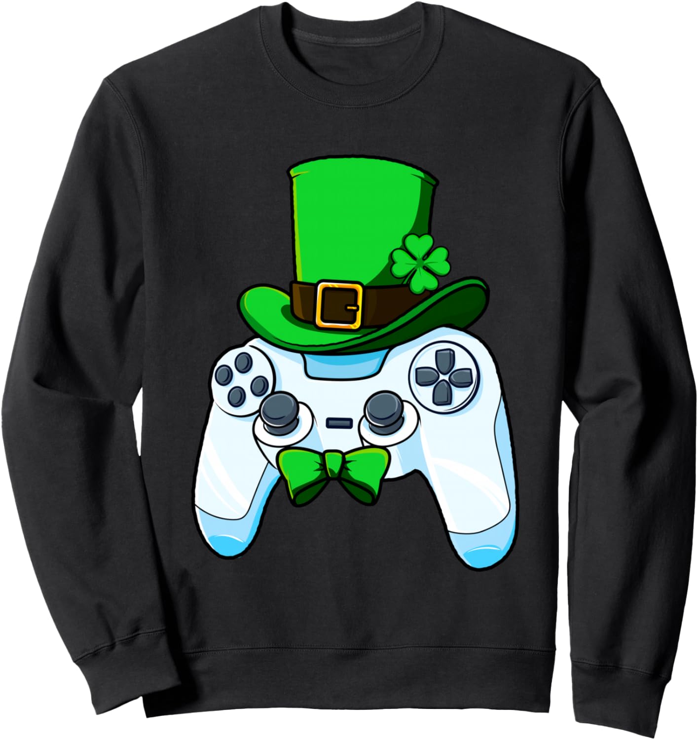 

Игровой контроллер, ирландская геймерская толстовка для мальчиков ко Дню Святого Патрика Magic Cactus St. Patrick'S Day, черный