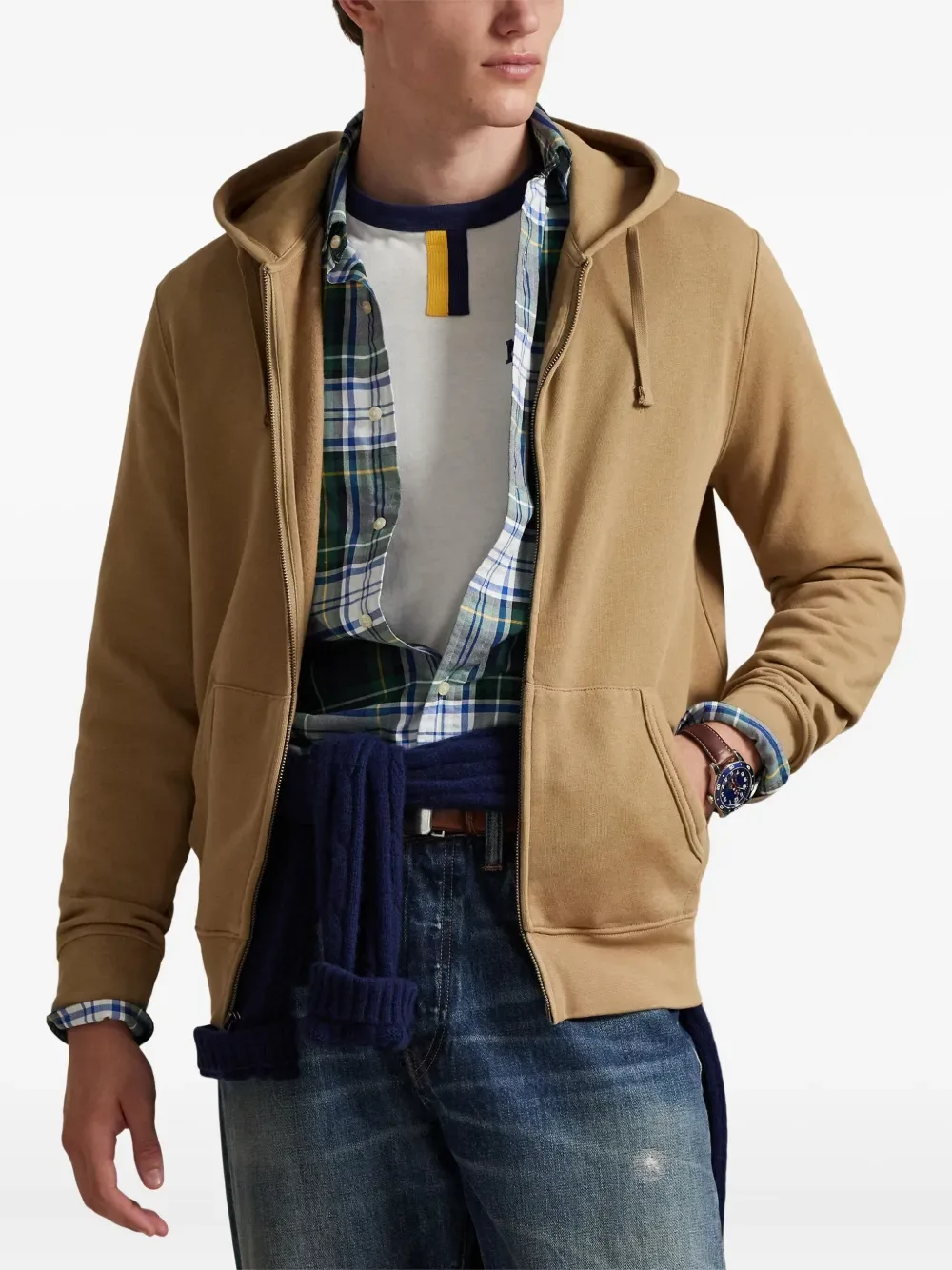 Толстовки и худи Polo Ralph Lauren, бежевый — фото 3