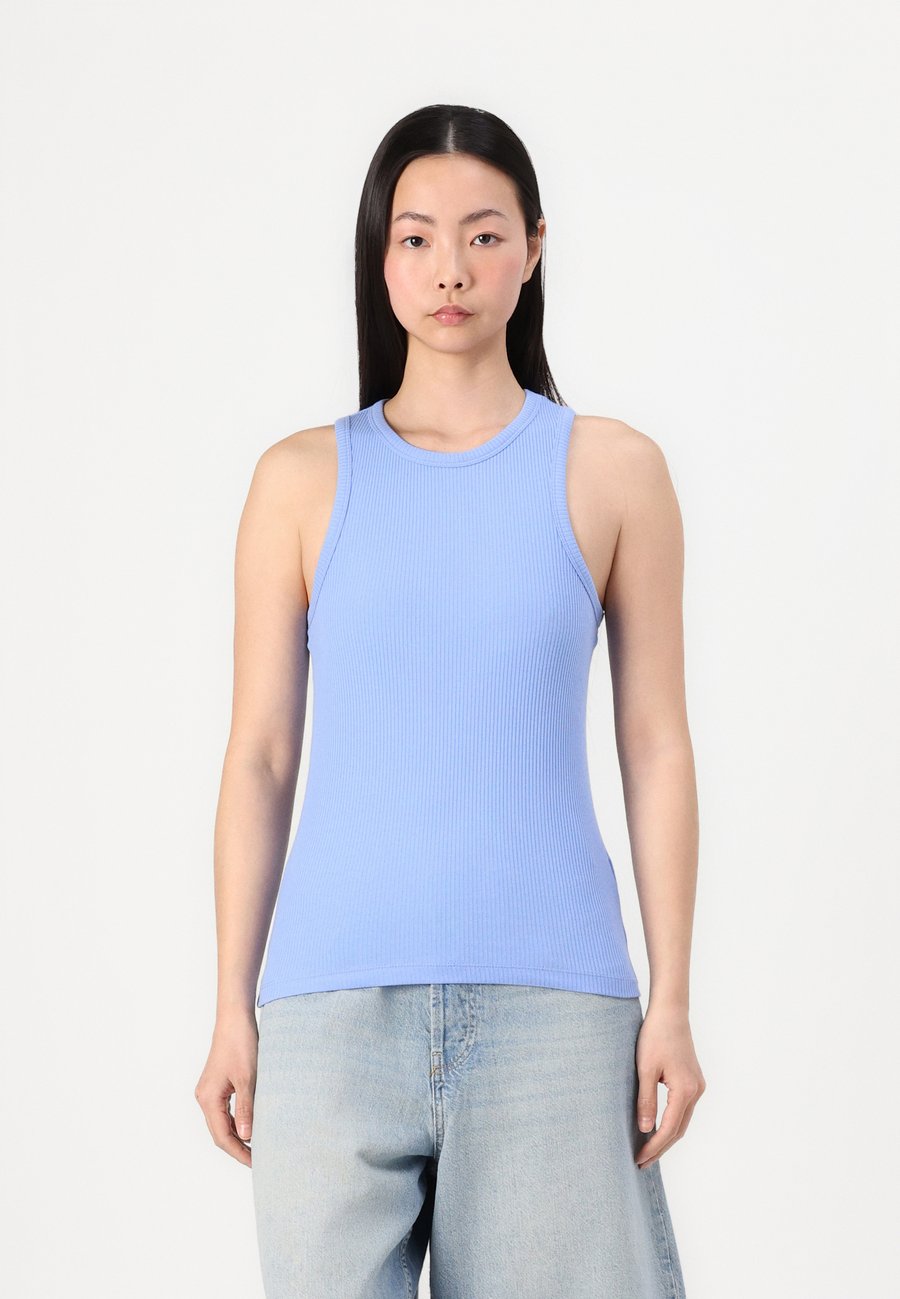 

Топ Selected Femme SLFANNA O NECK TANK , Cornflower Blue/Blue
