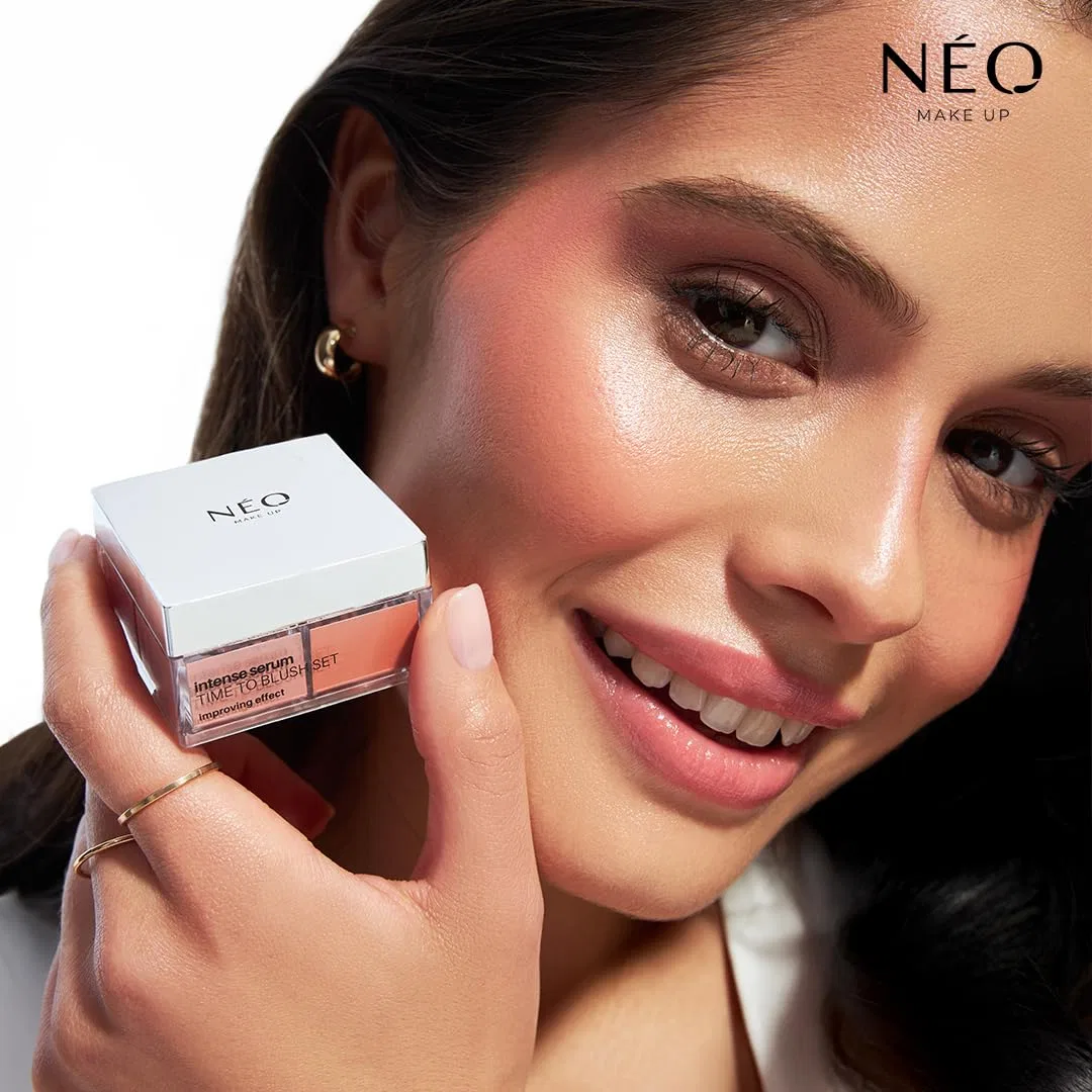 Рассыпчатые румяна «Time To Blush Powder» от NEO MAKE UP Néo Make Up, Peach — фото 2