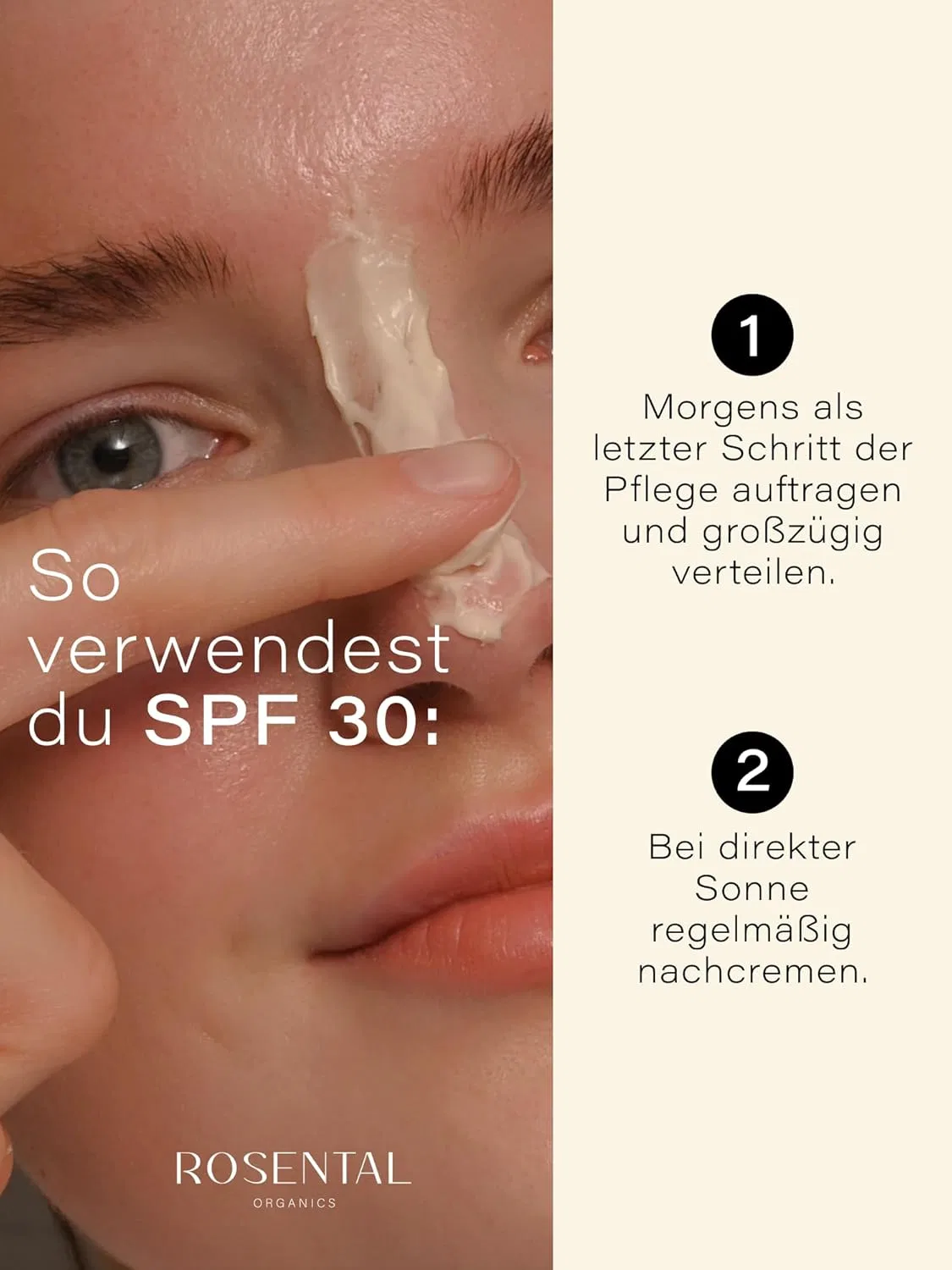 Крем для лица SPF30 ROSENTAL Дневной увлажняющий от Organics — фото 3