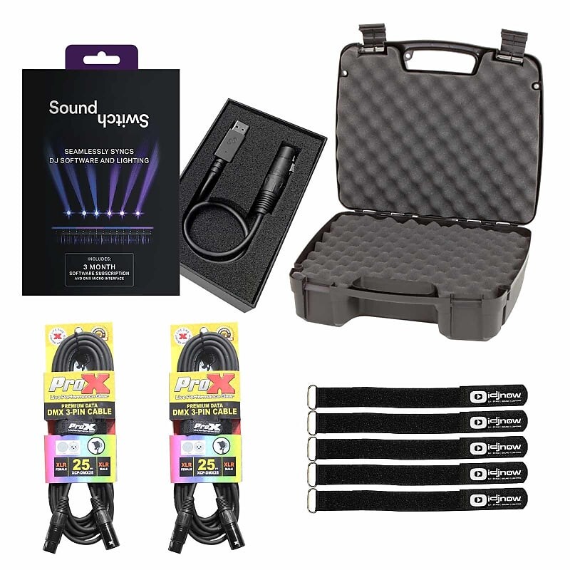 

Контроллер освещения SoundSwitch SoundSwitch Micro Interface USB to DMX DJ Stage Lighting Controller with Case