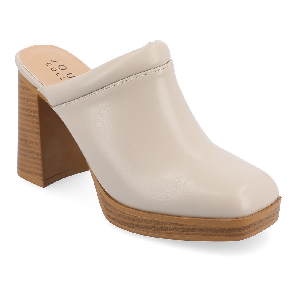 

Journee Collection Женские сабо Izara Tru Comfort Foam на каблуке, цвет Stone