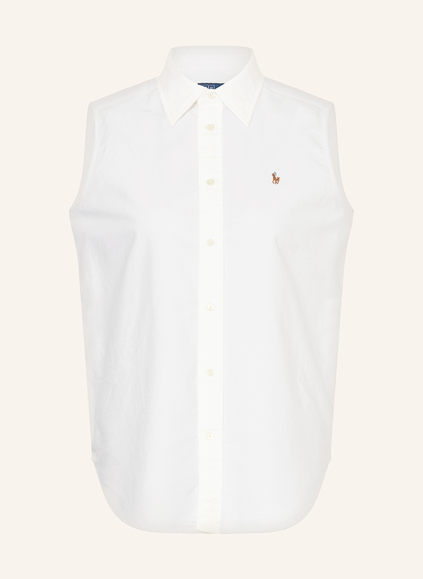 

Блузка сверху Polo Ralph Lauren, белый