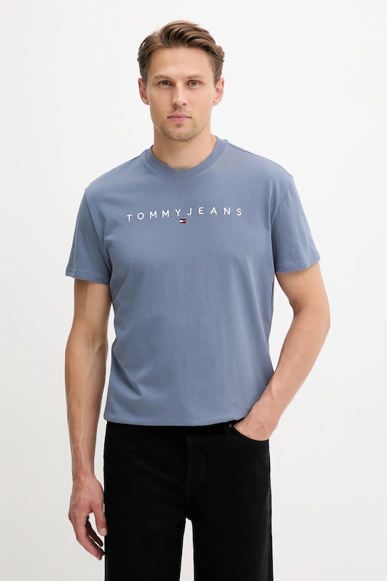 

Хлопковая футболка Tommy Jeans, синий