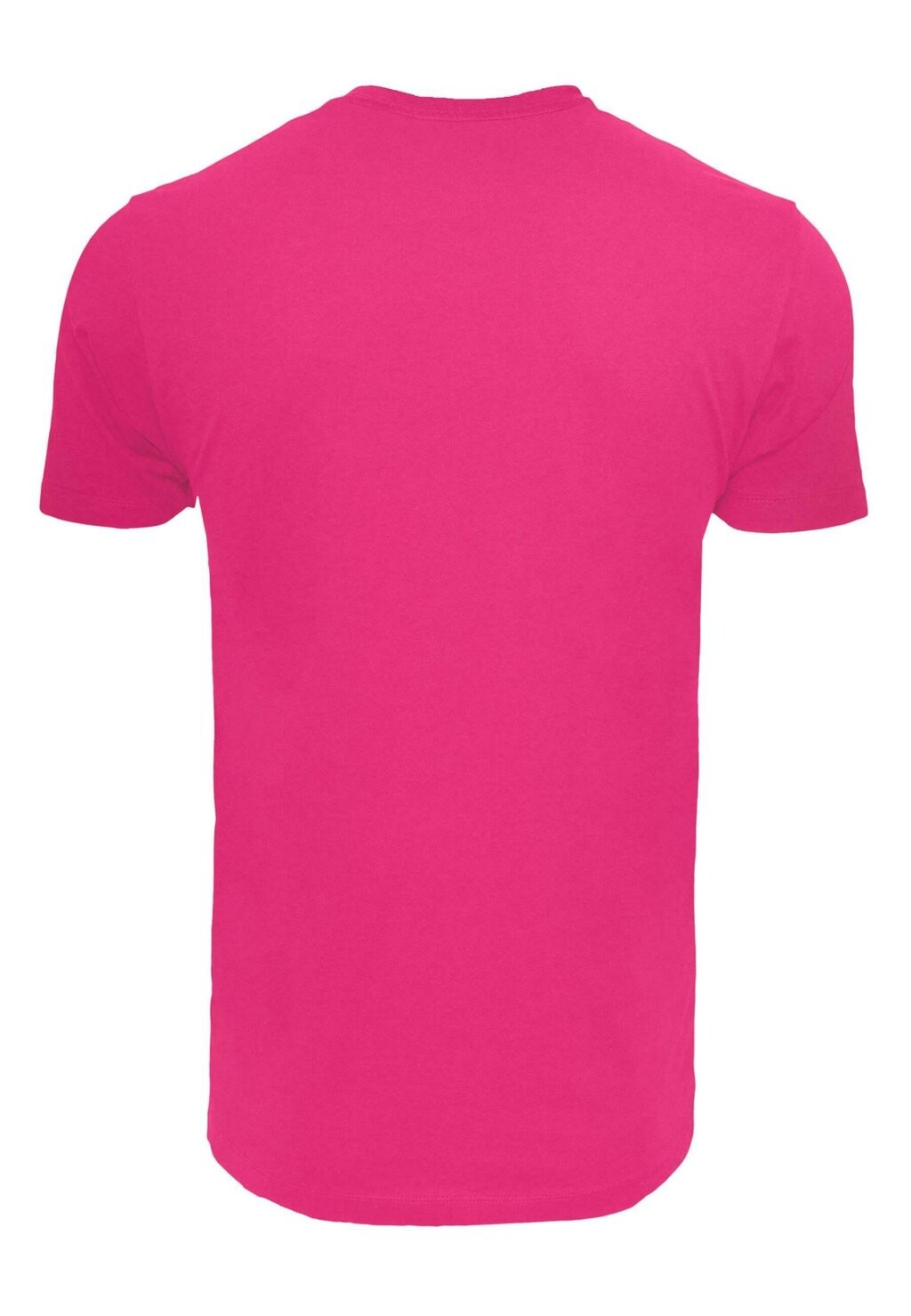 

Футболка с принтом MERRY CHRISTMAS ROUND NECK Merchcode, розовый